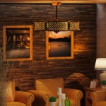 76 cm Cage Ceiling Fan with Crystal Chandelier, DC Motor